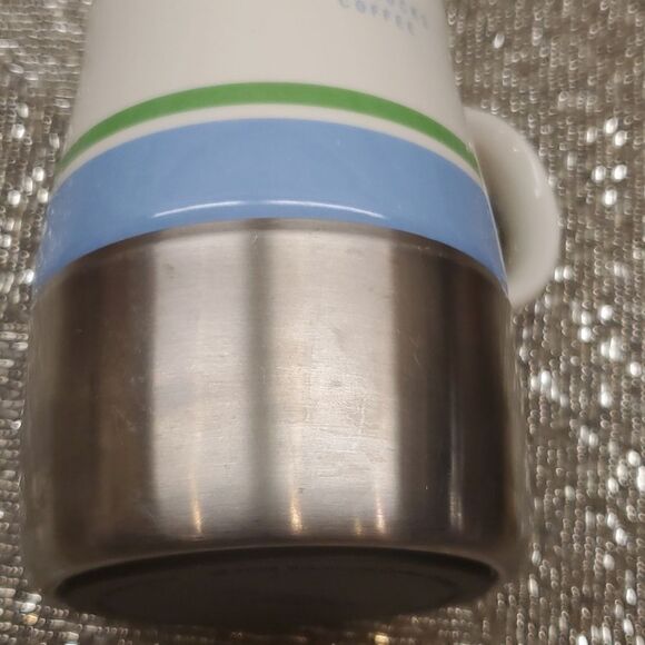 STARBUCKS Ceramic & Steel Mug - 14 Fl Oz. - Picture 4 of 6